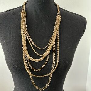 Multi-chain Kenneth Cole necklace